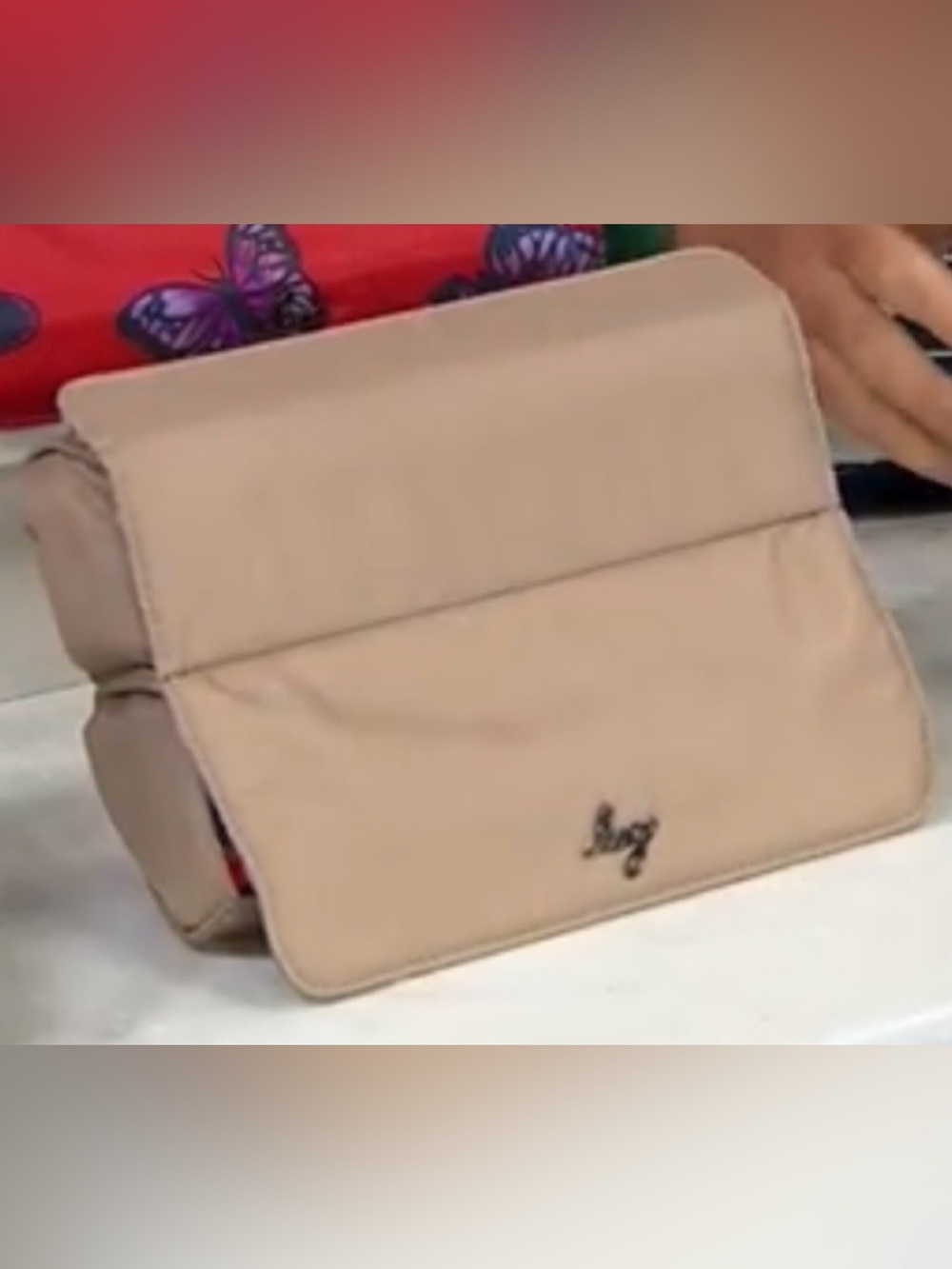 lug Choo Choo Am Pm Twice a day pill case in Sand